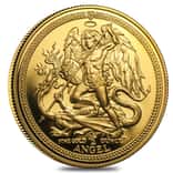 1/2 oz Isle of Man Gold Angel Coin Proof/BU (Random Year)