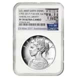 2017 P 1 oz American Liberty High Relief Proof Silver Medal NGC PF 70 (225th Ann. Label)