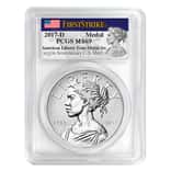 2017 D 1 oz American Liberty Uncirculated Silver Medal PCGS MS 69 FS - 225th Anniversary