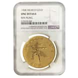 1968 Mexico Olympics Gold Medal AGW 1.2057 oz NGC UNC Details