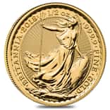 2018 Great Britain 1/2 oz Gold Britannia Coin .9999 Fine BU