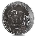2014 1.5 oz Canadian Silver Arctic Fox $8 Coin .9999 Fine BU