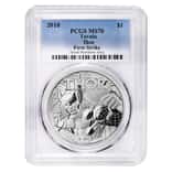 2018 1 oz Tuvalu Thor Marvel Series Silver PCGS MS 70 FS