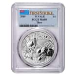 2018 1 oz Tuvalu Thor Marvel Series Silver PCGS MS 69 FS (Flag Label)