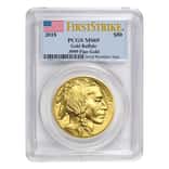 2018 1 oz Gold American Buffalo PCGS MS 69 First Strike