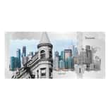 2017 5 Gram Cook Islands Skyline Foil Note $1 - Toronto Silver Note .999 Fine