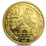 2000 Australian Proof Gold $100 Sydney Olympics - Dedication AGW .322 oz