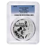 2018 1 oz Tuvalu Black Panther Marvel Series Silver PCGS MS 69 FS