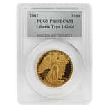 2002 Liberia Type 1 100 Dollars Proof Gold Coin PCGS PF 69 DCAM