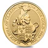 2018 Great Britain 1 oz Gold Queen's Beasts (Black Bull) Coin .9999 Fine BU