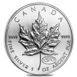 1999/2000 1 oz Silver Canadian Maple Leaf Millennium Privy .9999 Fine $5 Coin BU (Sealed)