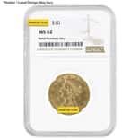 $10 Liberty Head Gold Eagle NGC MS 62 (Random Year)
