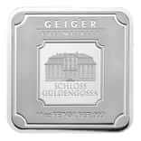 10 oz Geiger Original Square Silver Bar .999 Fine (in Assay)