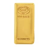 10 oz Johnson Matthey (JM) Gold Bar .9999 Fine (USA)