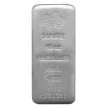 NO ASSAY - 10 oz PAMP Suisse Silver Cast Bar .999 Fine