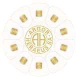 10 x 1 Gram Goldseed Argor Heraeus Gold Bar .9999 Fine (in Assay)