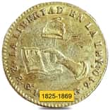 1825-1869 Mexico 2 Escudos Gold Coin Ex-Jewelry (Random Year)