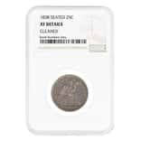 1838 Seated Liberty Silver Quarter Dollar 25C NGC XF Details