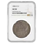 1884-S Morgan Silver Dollar $1 NGC AU 50
