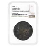 1893 Morgan Silver Dollar $1 NGC AU Details