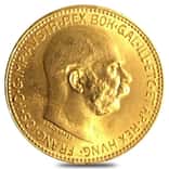 1915 Austria Gold 20 Coronas AGW .196 oz AU/BU (Restrike)