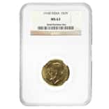 1918-I India Gold Sovereign George V NGC MS 63