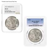 1921 Morgan Silver Dollar $1 NGC/PCGS MS 63