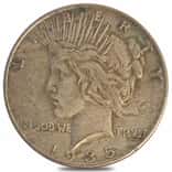 1935 Peace Silver Dollar $1 VG-VF