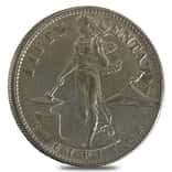 1944-1945 Philippines 50 Centavos 75% Silver Coin Circ (Random Year)