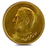 1969 Gold Mohammad Reza Pahlavi Commem Medal AU/BU AGW .589 oz