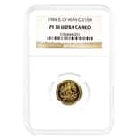 1984 Isle of Man 1/10 oz Proof Angel Gold Coin NGC PF 70 UCAM