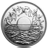 1986 Japan 60th Ann. of Emperor Hirohito 10,000 Yen Silver Coin BU