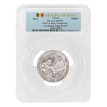 2021 Chad 2 oz Silver Bull vs Bear Pandemic Serial #1 PCGS MS 70 FDOI Antiqued High Relief