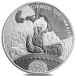 2021 1 oz South Korea Silver Chiwoo Cheonwang Medal BU