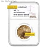 1/2 oz $25 Gold American Eagle NGC MS 70 (Random Year)