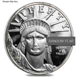 1/2 oz Proof Platinum American Eagle (Abrasions, Random Year)