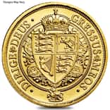 1/4 oz St. Helena Gold Sovereign Coin BU (Random Year)