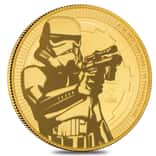 2018 1 oz Niue Gold $250 Star Wars Stormtrooper BU In Cap