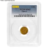 $1 Gold Indian Princess Head Type 3 PCGS MS 62 (Random Year)