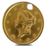 $1 Gold Liberty Head - Holed (Random Year)