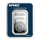 1 oz APMEX Silver Bar .999 Fine (In Assay)