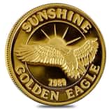 1 oz Gold Round Sunshine Mining - Golden Eagle .999 Fine