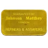 1 oz Johnson Matthey London Republic National Bank Gold Bar .9999 Fine