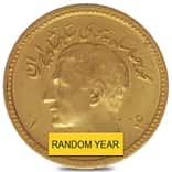 1 Pahlavi High Relief Gold Coin Ex-Jewelry (Random Year)