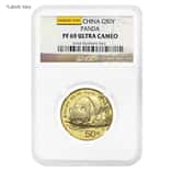 Chinese 1/2 oz Gold Panda Coin NGC/PCGS MS/PF 69 (Random Year)
