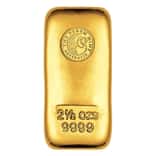 2.5 oz Perth Mint Cast Gold Bar .9999 Fine