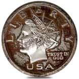 2003 1 oz NORFED Liberty Type III Deep Strike Silver Round .999 Fine