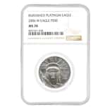 2006-W 1/2 oz $50 Burnished Platinum American Eagle NGC MS 70