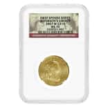 2007 W 1/2 oz $10 First Spouse - Jefferson's Liberty Gold NGC MS 70