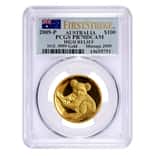 2009 1 oz Proof Gold Australian Koala High Relief Perth Mint PCGS PF 70 DCAM FS